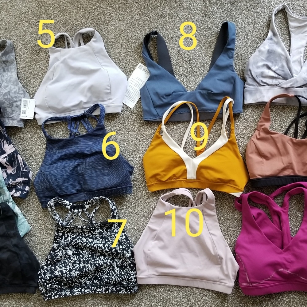 Lululemon items for sale, size 2, 4 and 6.